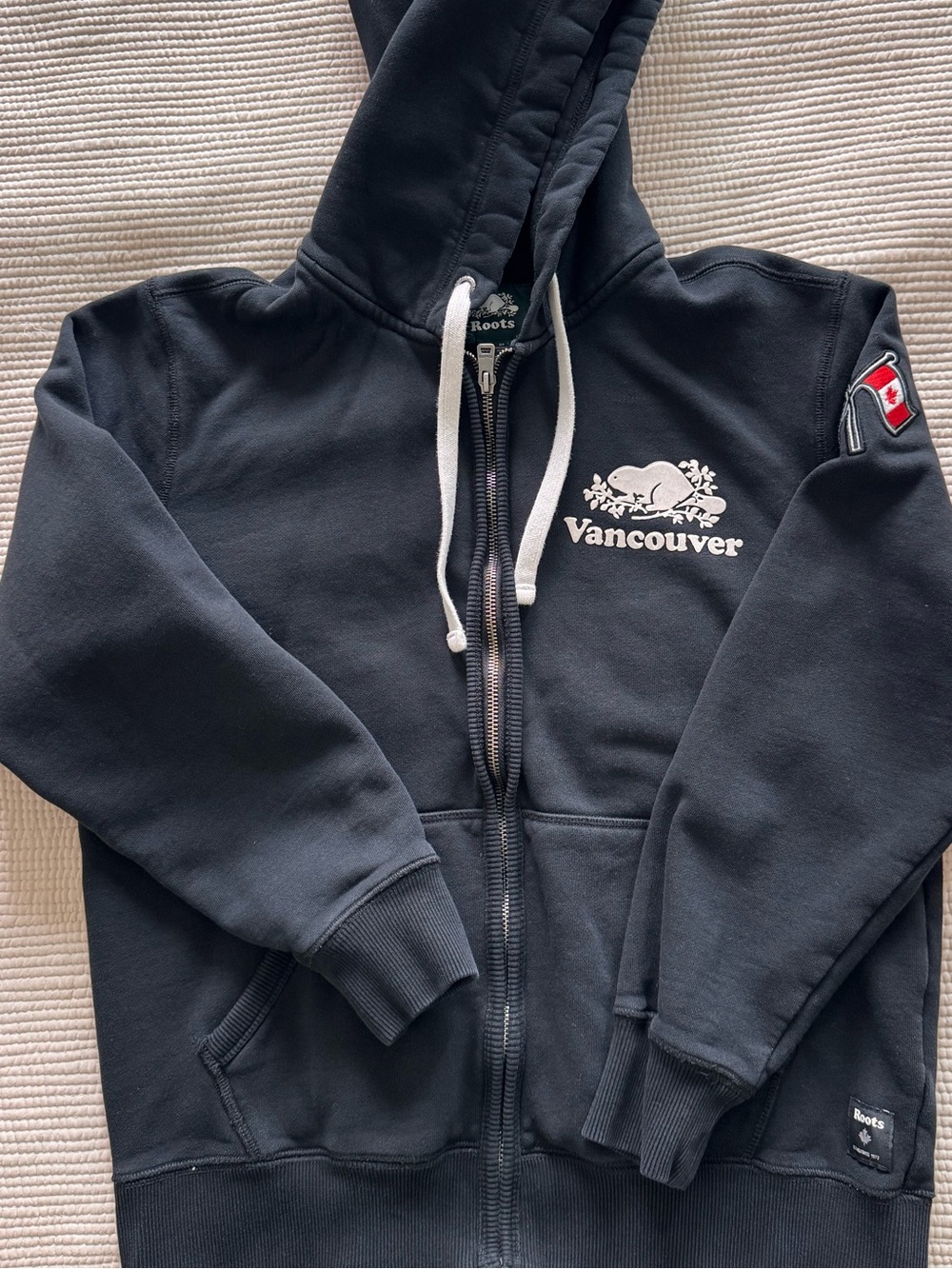 Roots Organic Original Full Zip Hoodie Vancouver unisex WS/MXS